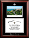 Northeastern University 14w x 11h Silver Embossed Diploma Frame
