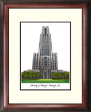 University of Pittsburgh Alumnus Framed Lithograph