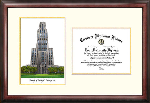 University of Pittsburgh  Scholar Diploma Frame