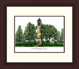 Iowa State University Legacy Alumnus Framed Lithograph