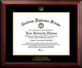 College of Charleston Gold Embossed Diploma Frame