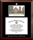 University of Texas, San Antonio 14w x 11h Silver Embossed Diploma Frame with Campus Images Lithograph