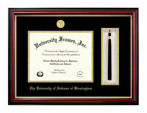 University of Alabama, Birmingham Tassel Box and Diploma Frame