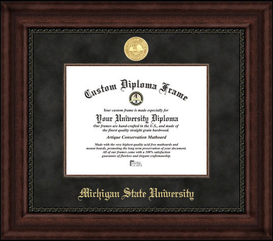 Michigan State Frame Michigan State Executive Diploma Frame – CI Frames