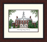 Eastern Kentucky Legacy Alumnus Framed Lithograph