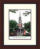 Texas Christian University Legacy Alumnus Framed Lithograph