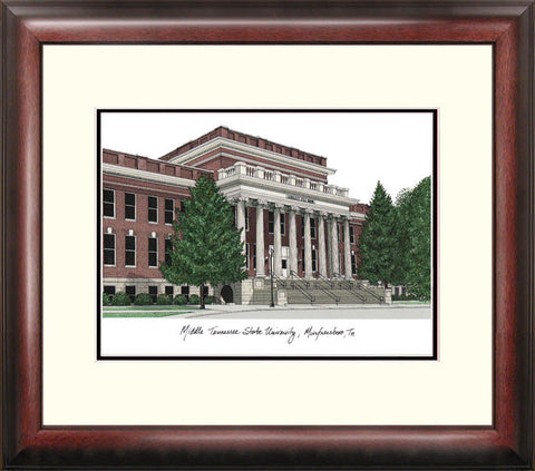 Middle Tennessee State Alumnus Framed Lithograph