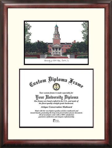 University of North Texas Scholar Diploma Frame