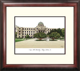 Texas A&M University Alumnus Framed Lithograph