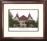 Texas State, San Marcos Alumnus Framed Lithograph