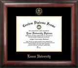 Lamar University Gold Embossed Diploma Frame
