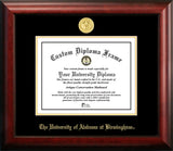 University of Alabama, Birmingham 11w x 8.5h  Gold Embossed Diploma Frame