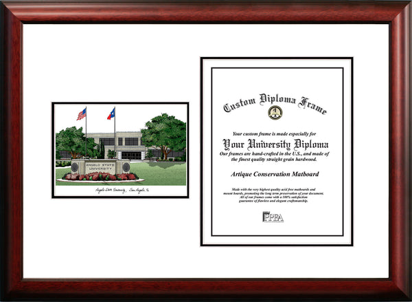 Angelo State University Scholar Diploma Frame – CI Frames