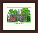 University of Maine Campus Legacy Alumnus Framed Lithograph