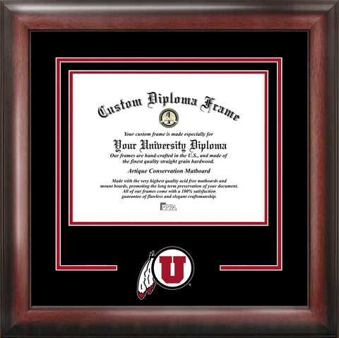 University of Utah 11w x 8.5h Spirit Diploma Frame
