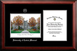 Baylor University 14w x 11h Silver Embossed Diploma Frame with Campus Images Lithograph