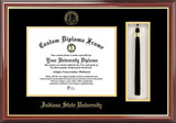 Indiana State 11w x 8.5h Tassel Box and Diploma Frame
