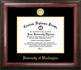 University of Washington Gold Embossed Diploma Frame
