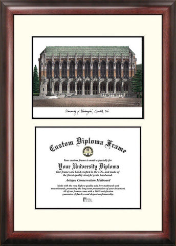 University of Washington  11w x 8.5h  Scholar Diploma Frame