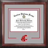 Washington State Cougars 14w x 11h Spirit Diploma Frame