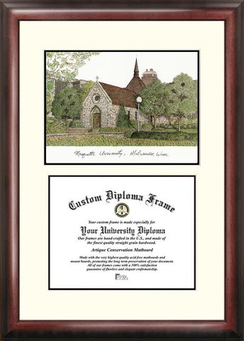 Marquette University 12w x 9h Scholar Diploma Frame