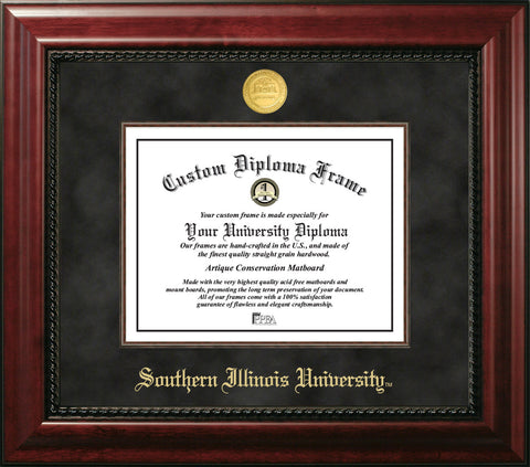 Southern Illinois University 11w x 8.5h Executive Diploma Frame