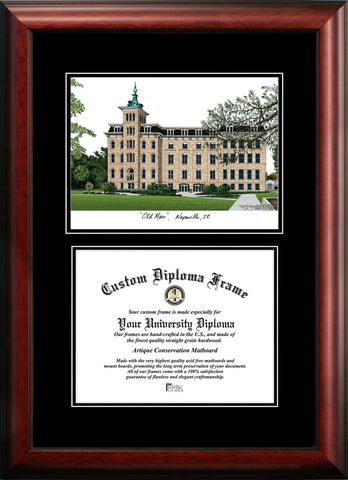 North Central College 11w x 8.5h Diplomate Diploma Frame