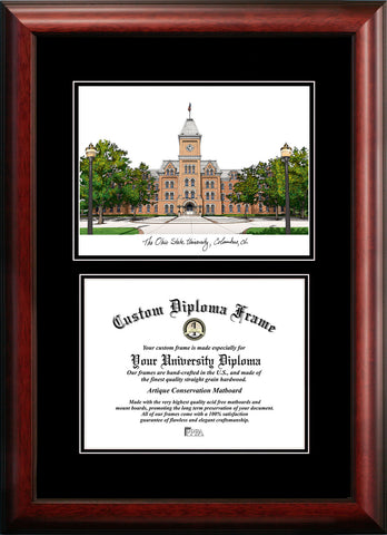 Ohio State University  Diplomate Diploma Frame