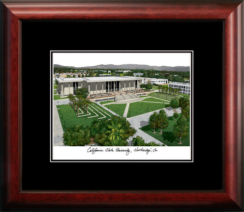 Cal State Northridge Academic Framed Lithograph