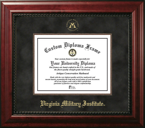 Virginia Military Institute 15.75w x 20h  Executive Diploma Frame