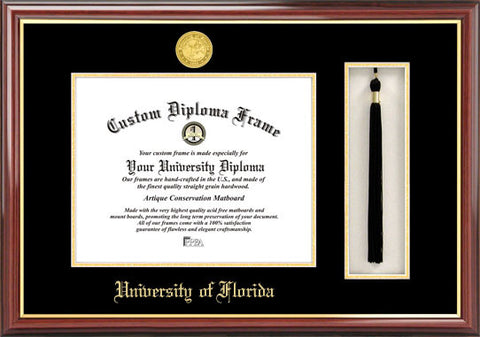 University of Florida,16w x 11.5h Tassel Box and Diploma Frame