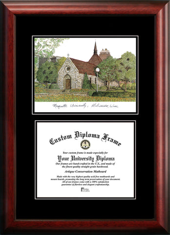 Marquette University 12w x 9h Diplomate Diploma Frame