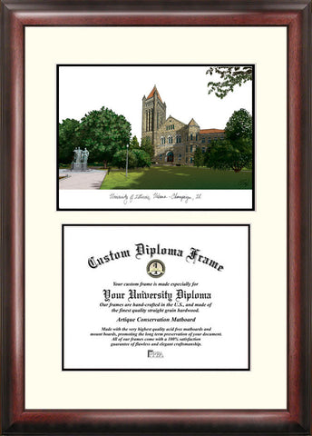 University of Illinois, Urbana-Champaign 11w x 8.5h Scholar Diploma Frame