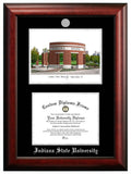 University of Georgia 15w x 12h Silver Embossed Diploma Frame with Campus Images Lithograph